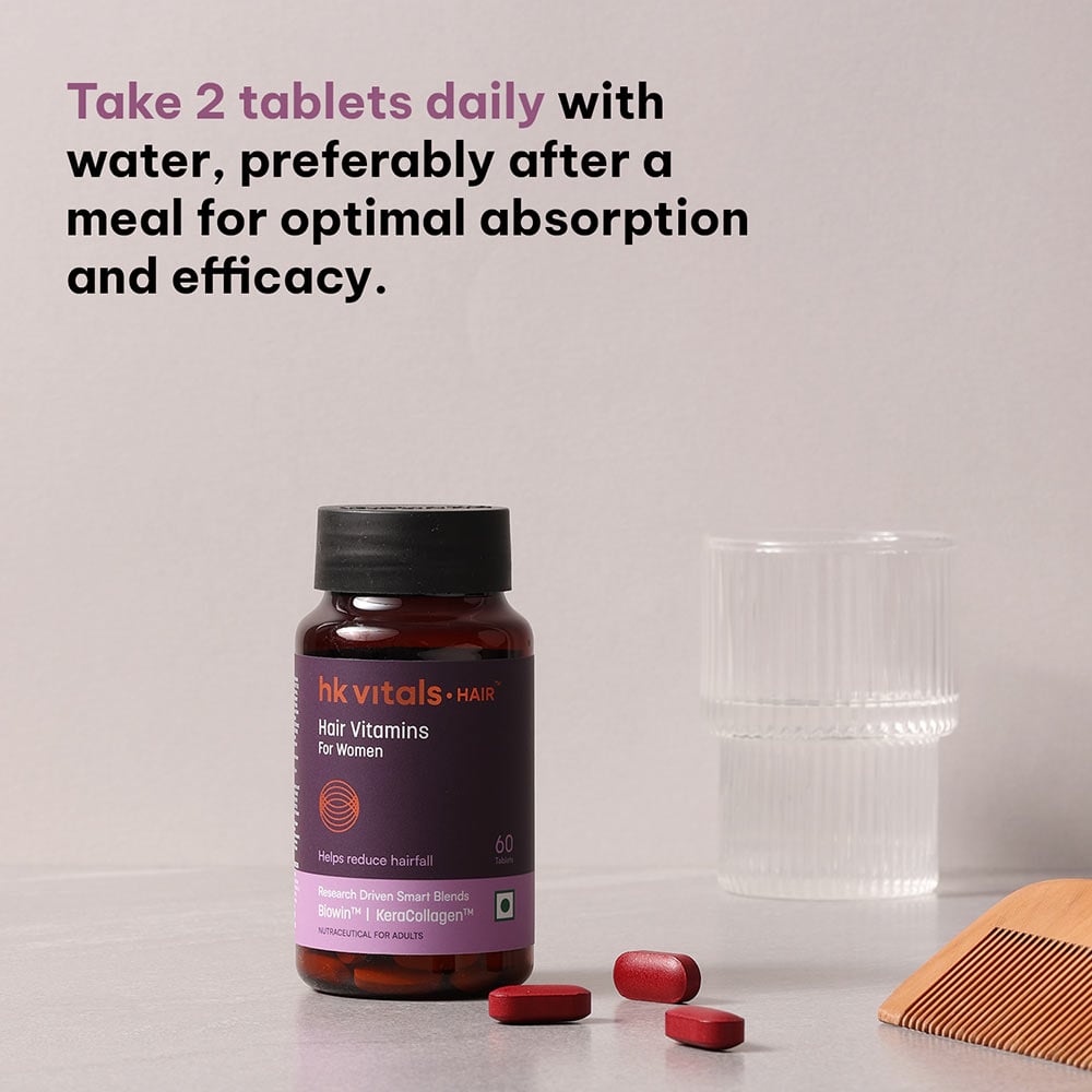 6 - HK Vitals Hair Vitamins for Women,  60 tablet(s)  Unflavoured