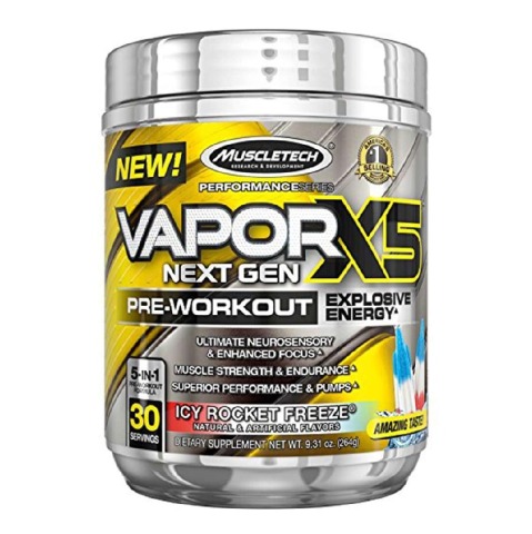 1 - MuscleTech Vapor X5,  0.579 lb  Icy Rocket Freeze 