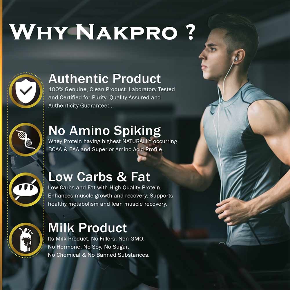 4 - Nakpro Whey Gold Protein Concentrate,  4.4 lb  Mango 