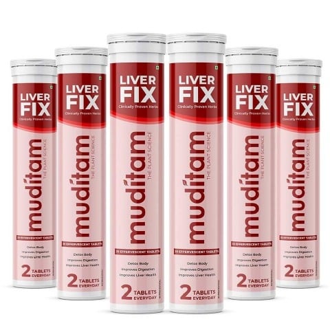 1 - Muditam Liver Fix (Pack of 6),  20 tablet(s) 