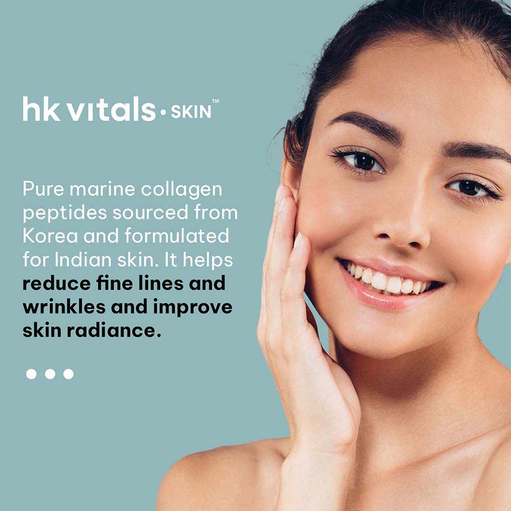 6 - HK Vitals Skin Radiance Collagen,  Marine Collagen  250 g  Korean Orange 8g 