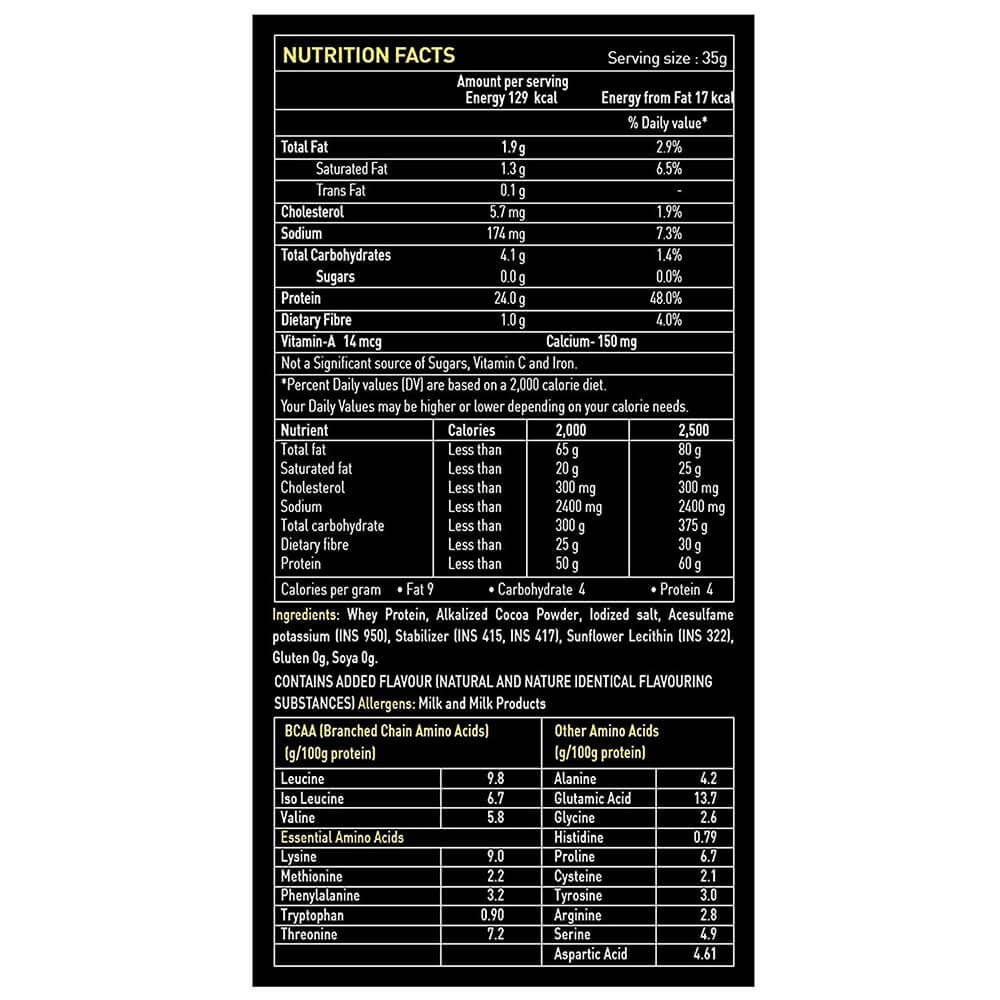 4 - Avvatar Absolute 100% Whey Protein,  2.2 lb  Double Chocolate 