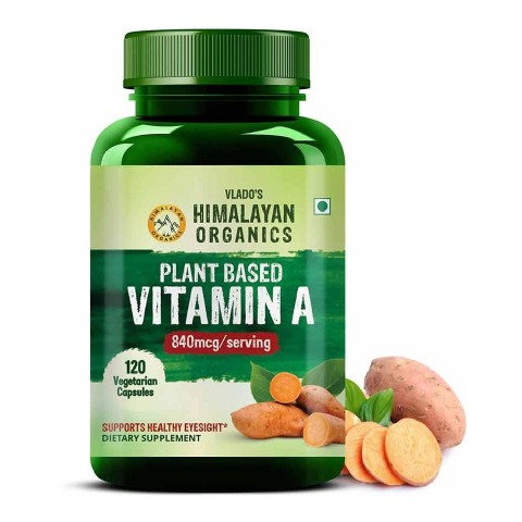 1 - Himalayan Organics Plant Based Vitamin A, 120 veggie capsule(s)