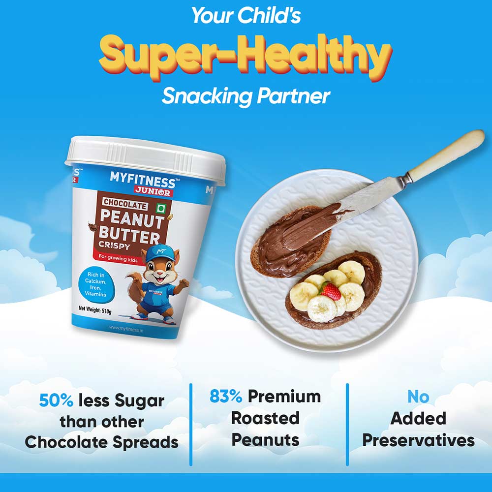 5 - Myfitness Chocolate Peanut Butter Junior,  510 g  Crispy 