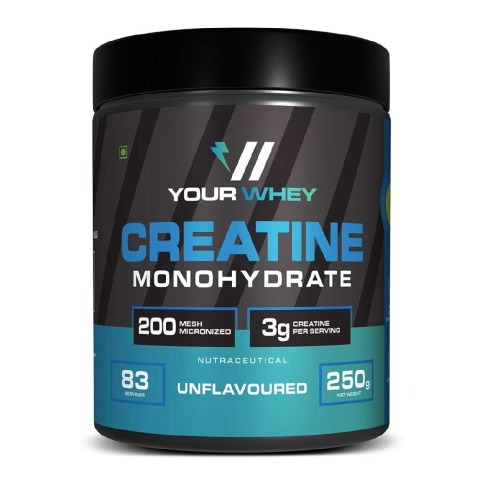 1 - YourWhey Creatine Monohydrate,  Unflavoured  0.55 lb 