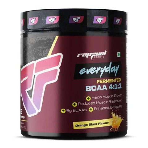 1 - Repfuel Sports Everyday Fermented BCAA,  0.44 lb  26 Servings  Orange Blast 