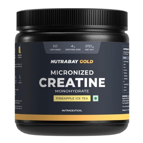 2 - Nutrabay Gold Micronised Creatine Monohydrate,  Pineapple Ice Tea  0.55 lb 