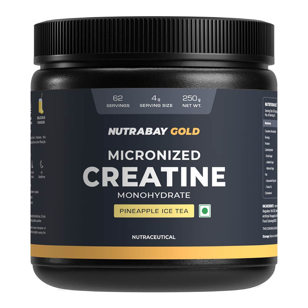 2 - Nutrabay Gold Micronised Creatine Monohydrate,  Pineapple Ice Tea  0.55 lb 