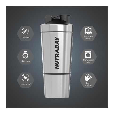 Single Cup Steel Shaker Bottle at Best Price in India https