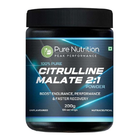 1 - Pure Nutrition 100% Pure L Citrulline DL Malate 2:1 Powder, 0.44 lb Unflavoured