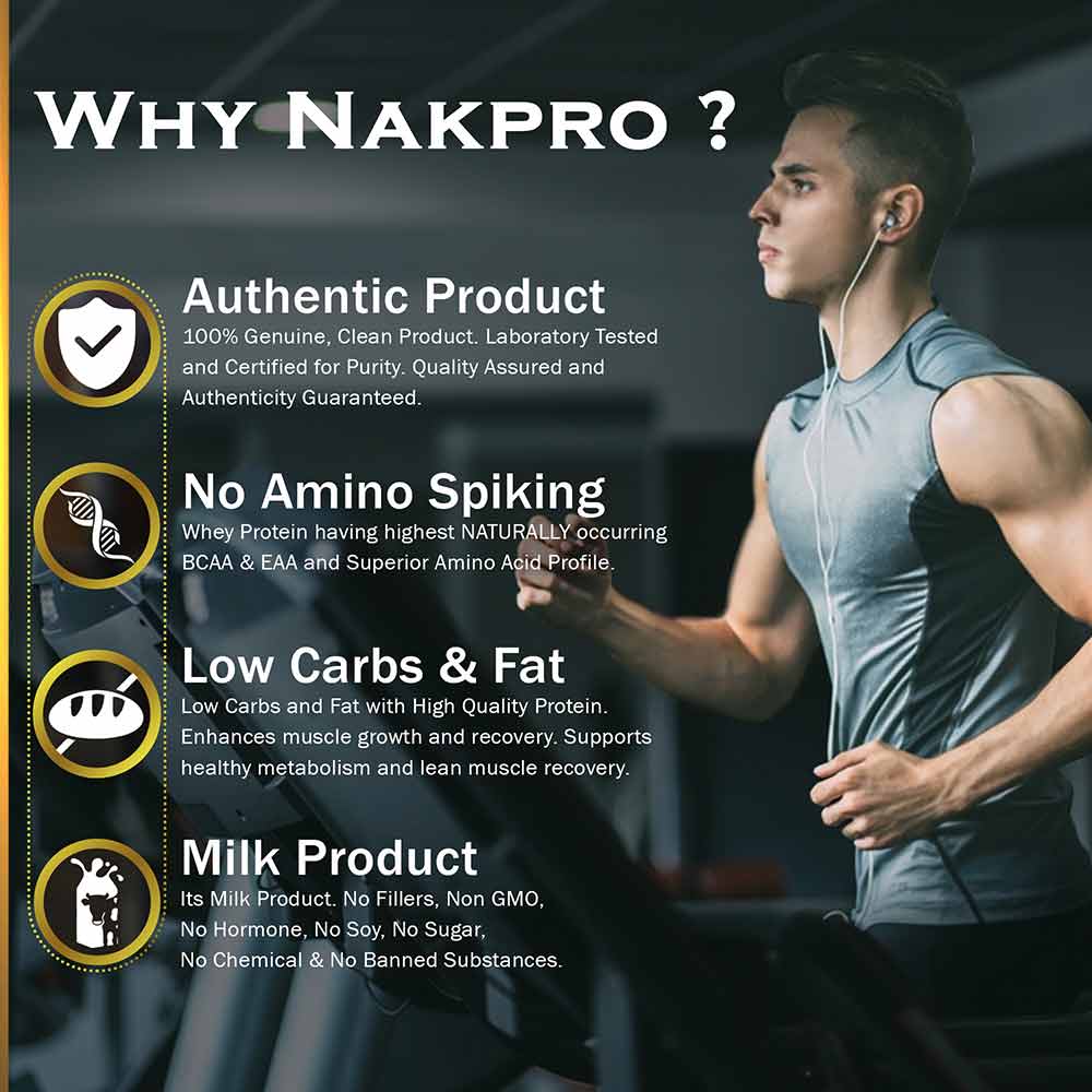 4 - Nakpro Whey Gold Protein Concentrate,  2.2 lb  Chocolate with Creatine Monohydrate 0.22 lb Fruit Punch 