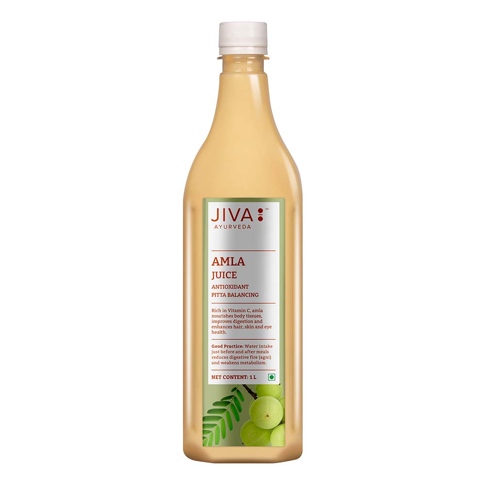 1 - Jiva Ayurveda Amla Juice,  Unflavoured  1 L 
