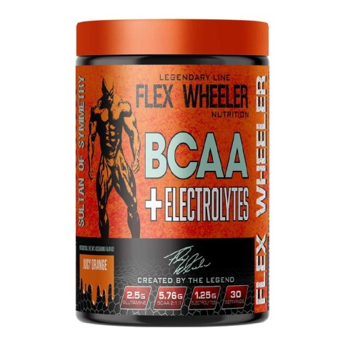 1 - Flex Wheeler Nutrition BCAA with Electrolytes,  0.93 lb  30 Servings  Juicy Orange 