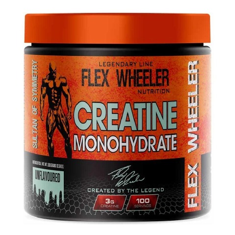 1 - Flex Wheeler Nutrition Creatine Monohydrate,  Unflavoured  0.66 lb 