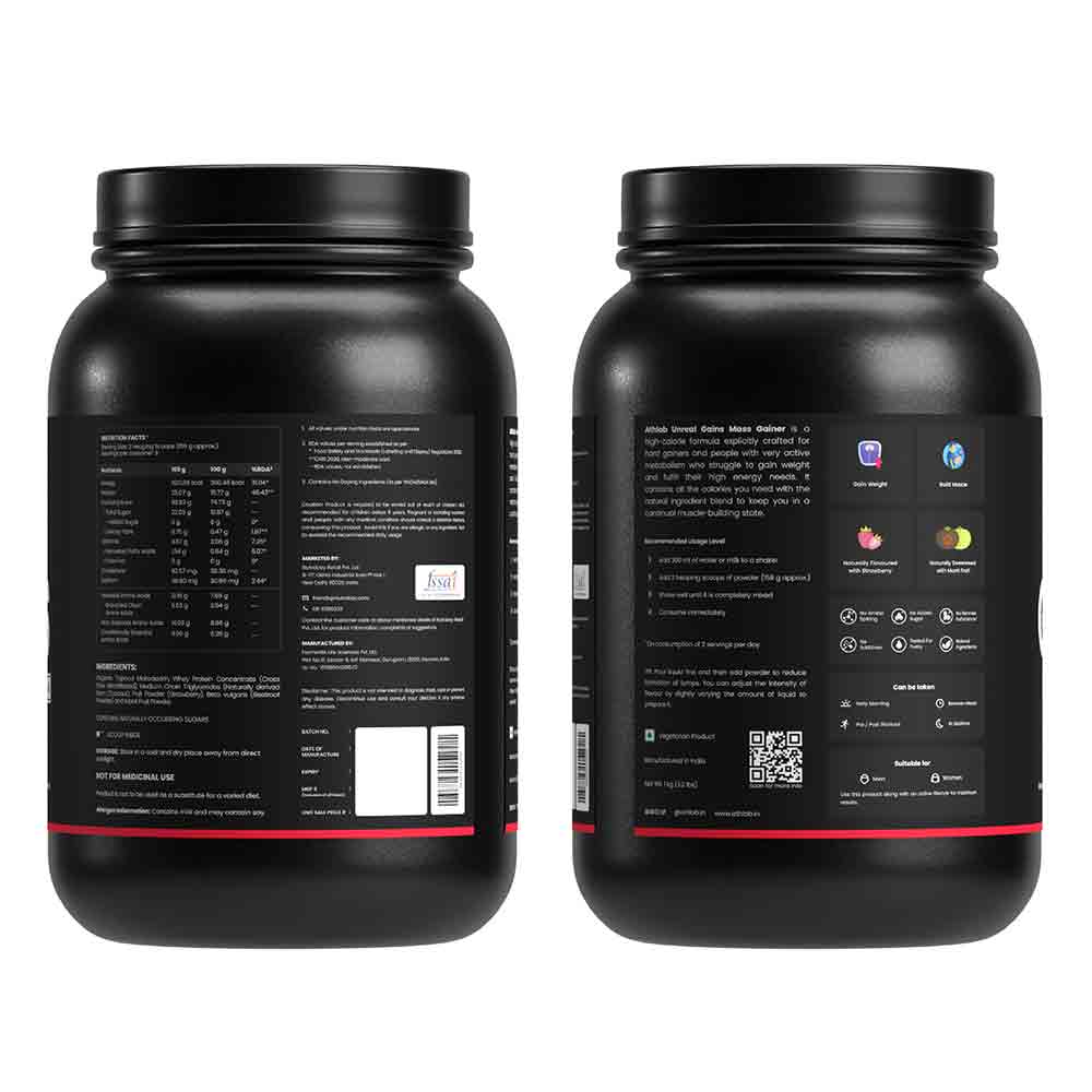 6 - Athlab Unreal Gains,  2.2 lb  Strawberry Smooth 