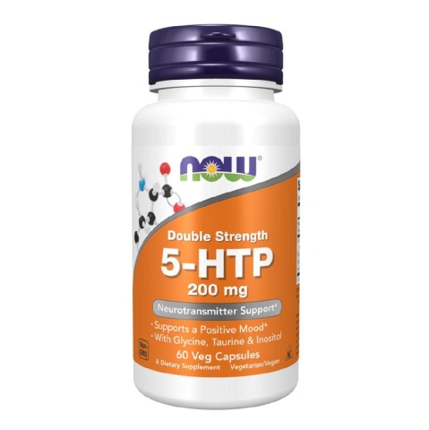 1 - Now 5-HTP Double Strength 200mg,  60 veggie capsule(s) 