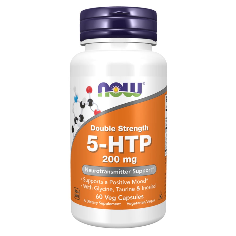 1 - Now 5-HTP Double Strength 200mg,  60 veggie capsule(s) 