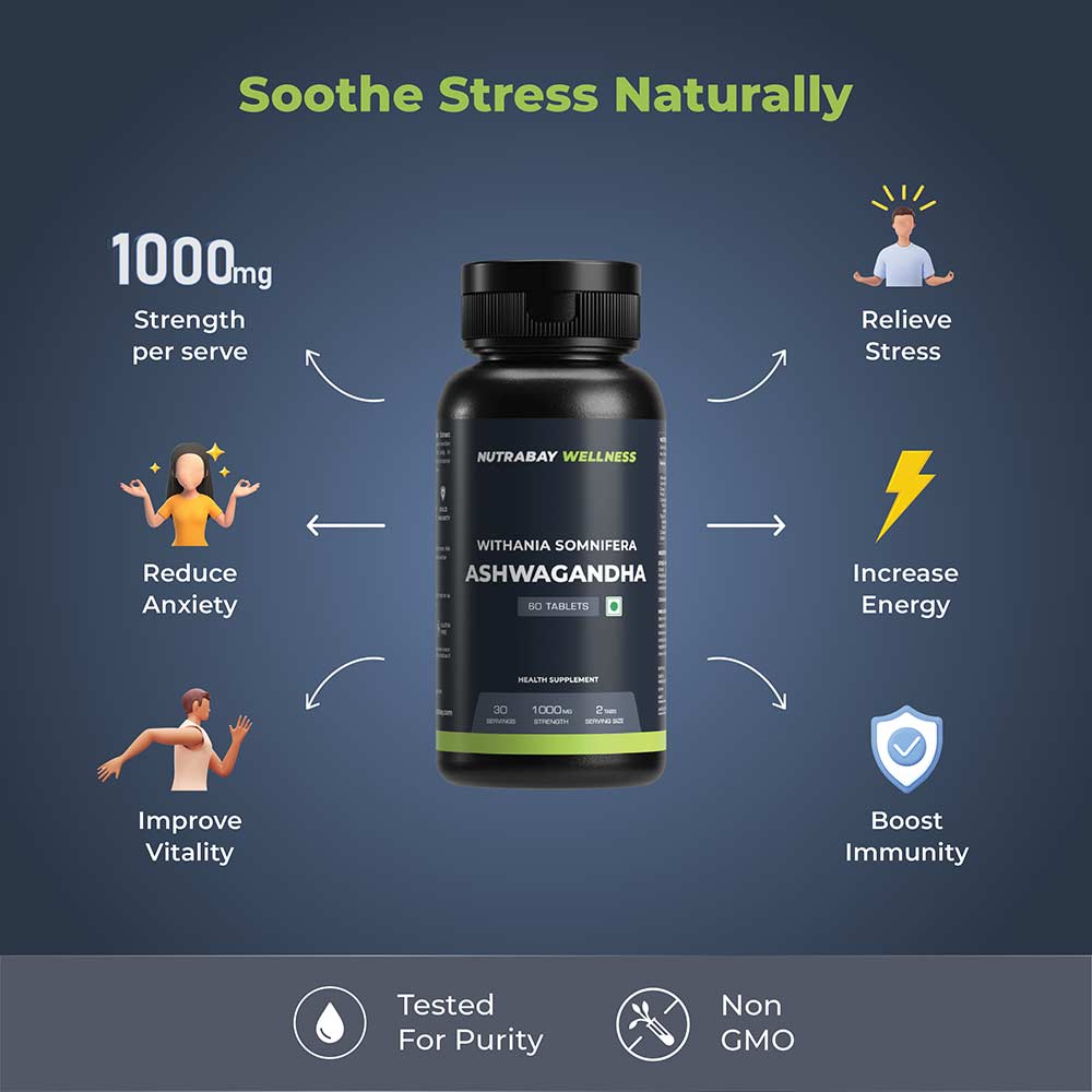 2 - Nutrabay Wellness Withania Somnifera Ashwagandha,  60 tablet(s) 