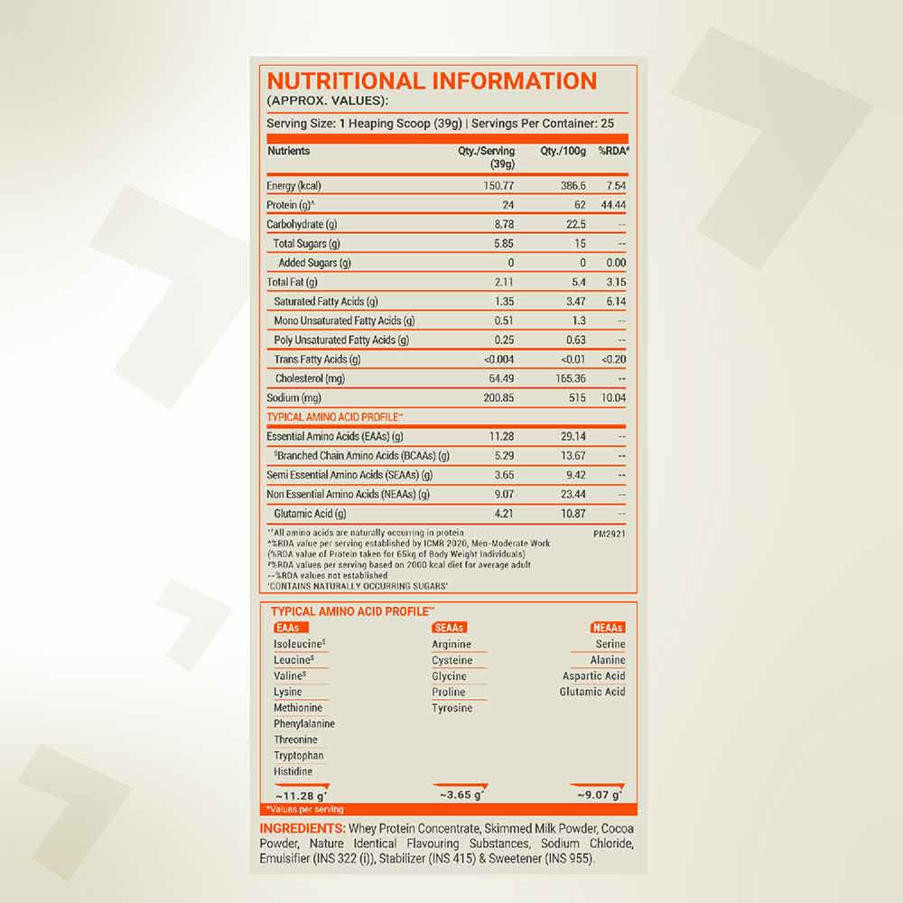 Whey Protein 1 kg Chocolate & 100g Creatine Monohydrate & Pre Workout Combo
