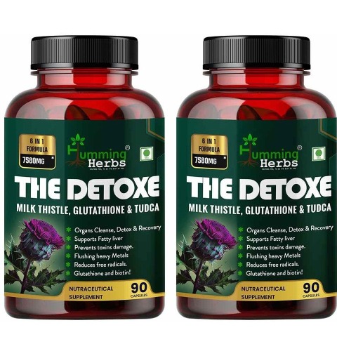 1 - Humming Herbs The Detoxe,  180 capsules 