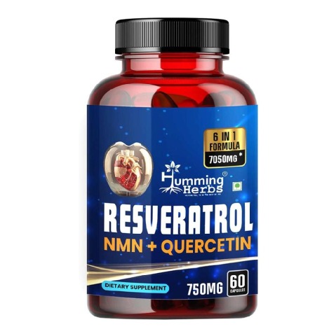 3 - Humming Herbs Resveratrol NMN + Quercetin,  60 capsules 