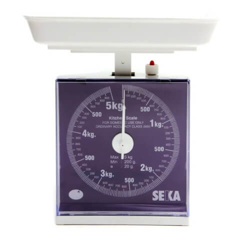 Sknol Seka Mechanical Kitchen Weighing Scale (786),  Black 