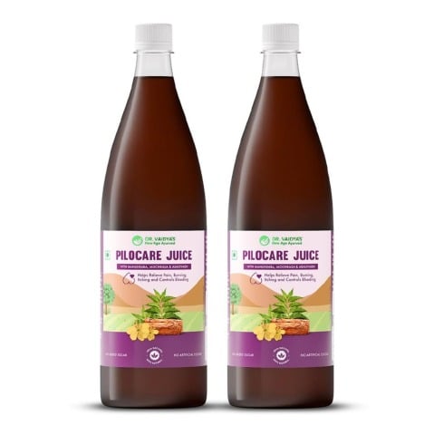 1 - Dr. Vaidya's Pilocare Juice, 100% Natural (Pack of 2) 950 ml