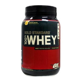 ON (Optimum Nutrition) Gold Standard 100% Whey Protein, Banana & Cream 2 Lb