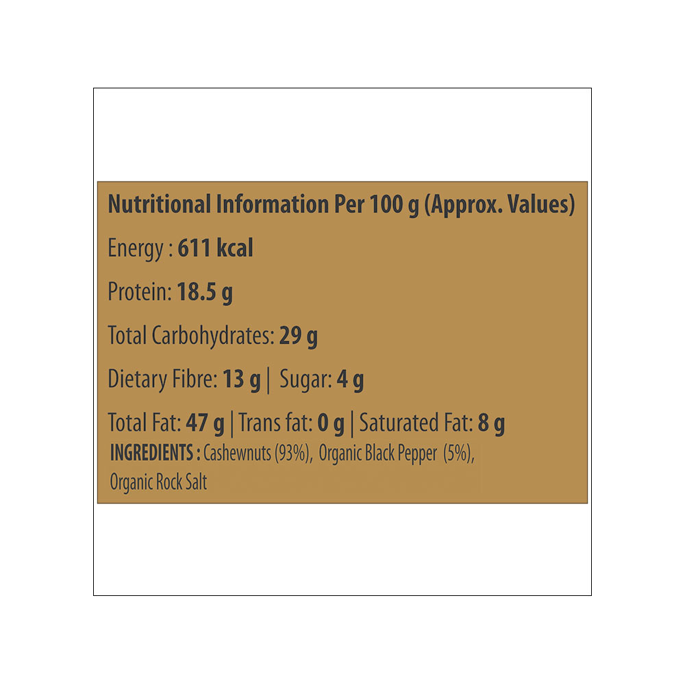 Supplement - Jus Amazin Cashew Butter,  Punchy Pepper  200 g 
