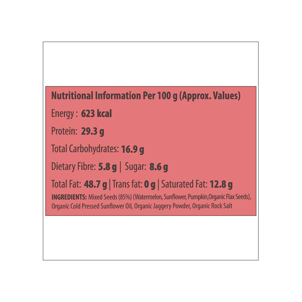 Supplement - Jus Amazin Seed Butter,  Mixed Seeds with Crunchy Flax  200 g 