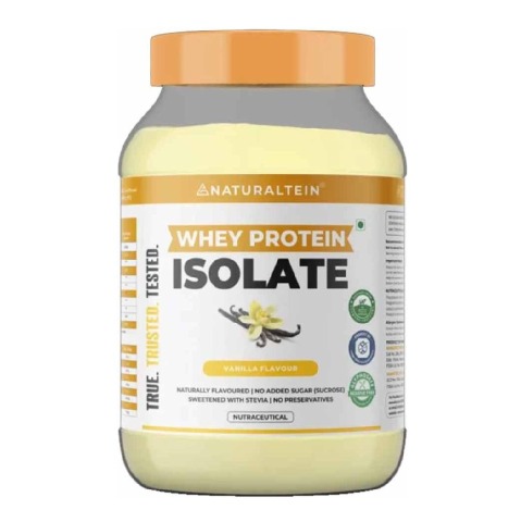 1 - NATURALTEIN Whey Protein Isolate, 2.2 lb Vanilla