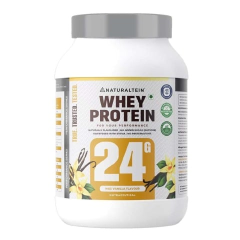1 - NATURALTEIN Performance Series Whey Protein,  2.2 lb  Max Vanilla 