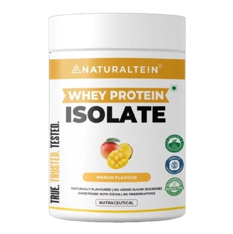 1 - NATURALTEIN Whey Protein Isolate,  0.66 lb  Mango 