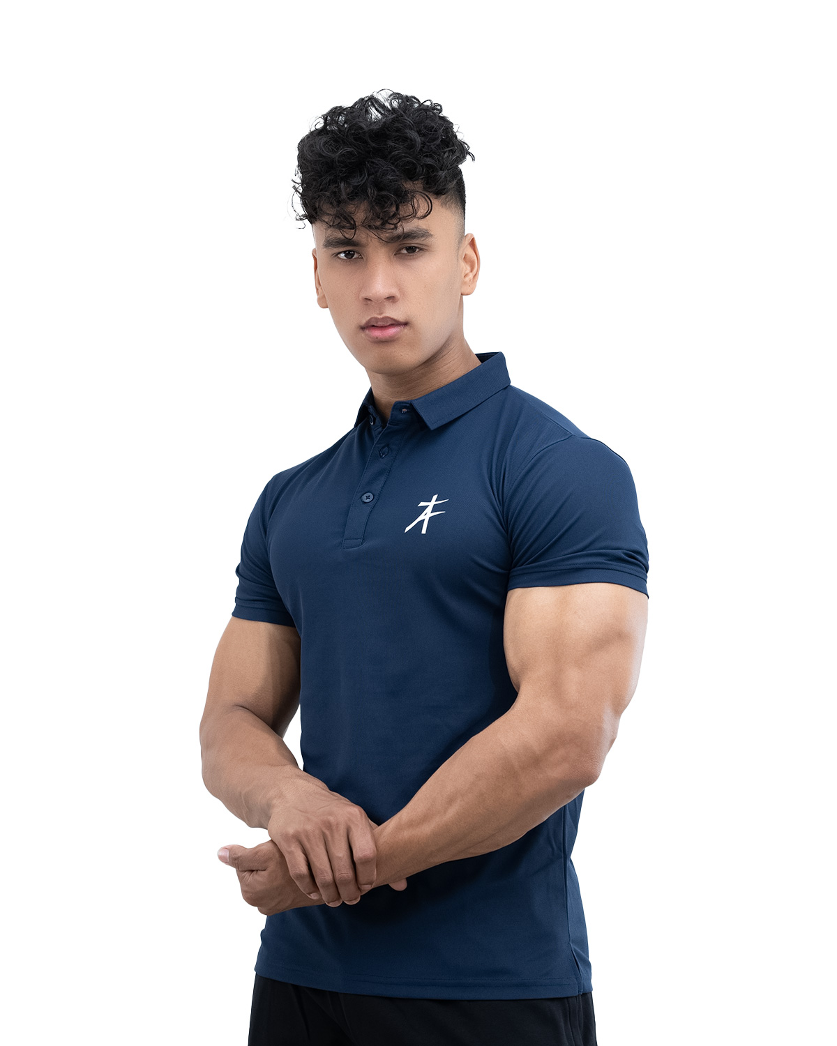 5 - Athflex Men's Regular Fit Half Sleeve Pique Polo T-Shirt,  XXL  Berry Blue 