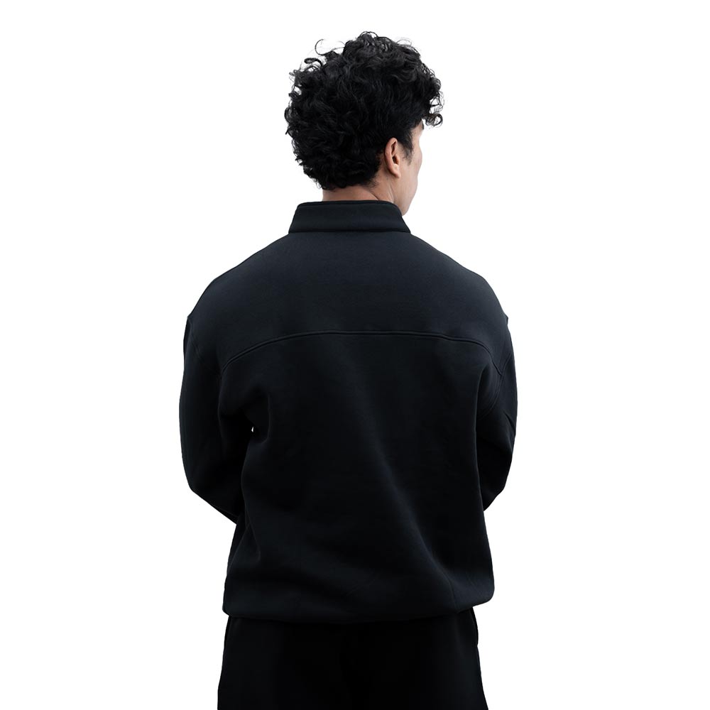 4 - Athflex Men's Relaxed Fit Dark Flex Pullover,  Black  Medium 