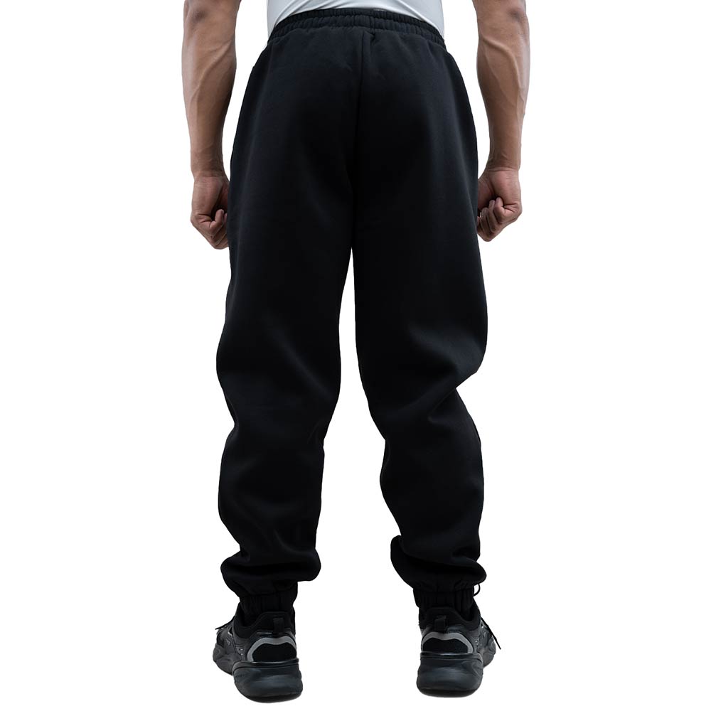 4 - Athflex Men's Relaxed fit Dark Flex Joggers,  Black  Large 