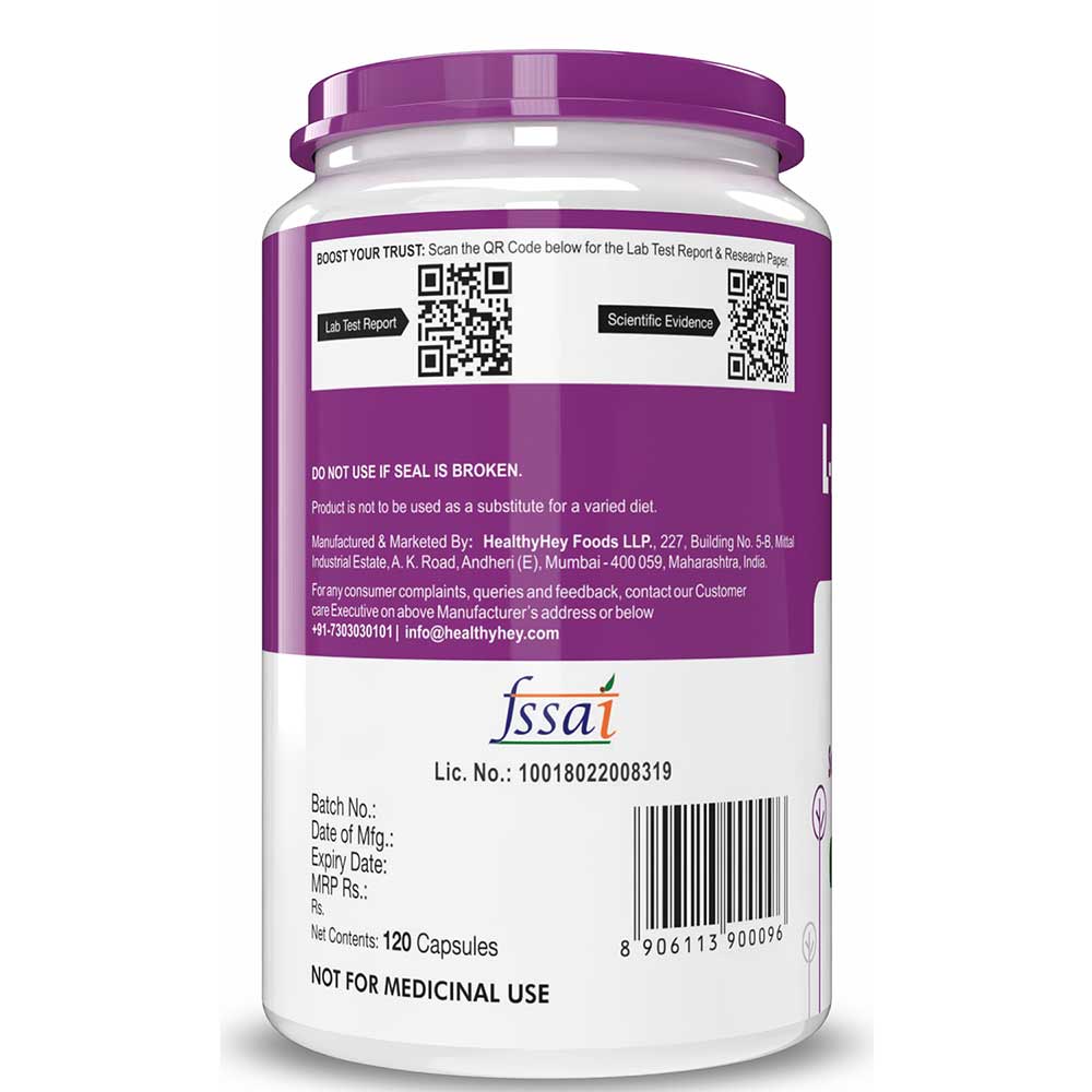 2 - HealthyHey Nutrition L-Methionine,  120 capsules 