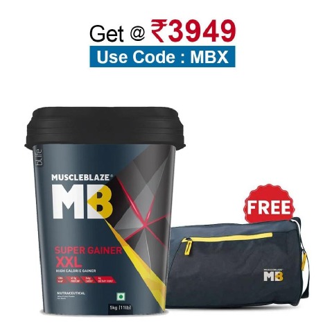 MuscleBlaze Super Gainer XXL, 11 lb Chocolate