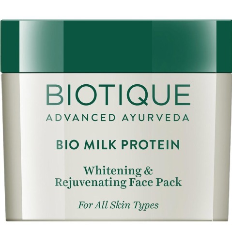 1 - Biotique Bio Milk Protein Whitening & Rejuvenating Face Pack,  50 g  All Skin Type 