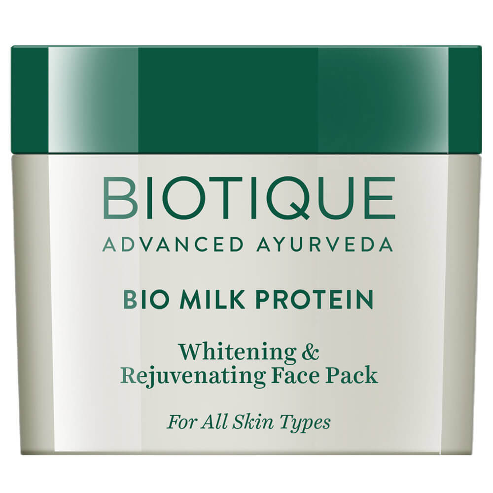 1 - Biotique Bio Milk Protein Whitening & Rejuvenating Face Pack,  50 g  All Skin Type 
