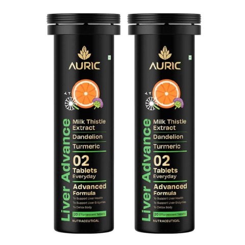 1 - Auric Liver Advance (Pack of 2),  20 tablet(s) 