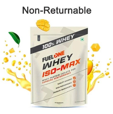 Fuel One Whey Iso-Max Powder, 4.4 lb Mango