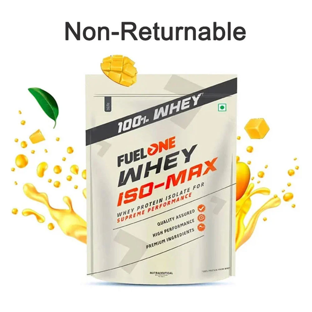 Fuel One Whey Iso-Max Powder, 4.4 lb Mango