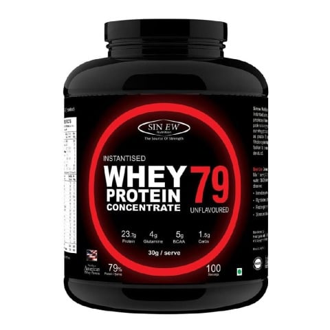 Sinew Nutrition Instantised Whey Protein Concentrate 79,  6.6 lb  Unflavoured 