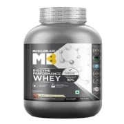 MuscleBlaze Biozyme Performance Whey- 4.4 lb Less Sweet Chocolate