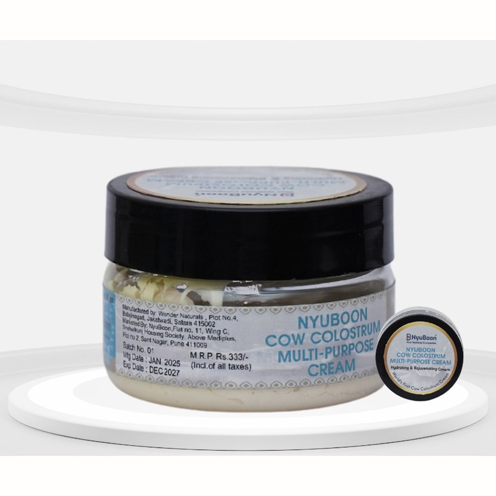 3 - NyuBoon Cow Colostrum Multi-Purpose Cream,  30 g  for All Skin Types 