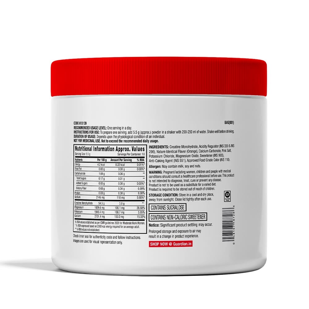 3 - GNC Pro Performance Creatine+ Electrolytes,  Orange  0.22 lb 