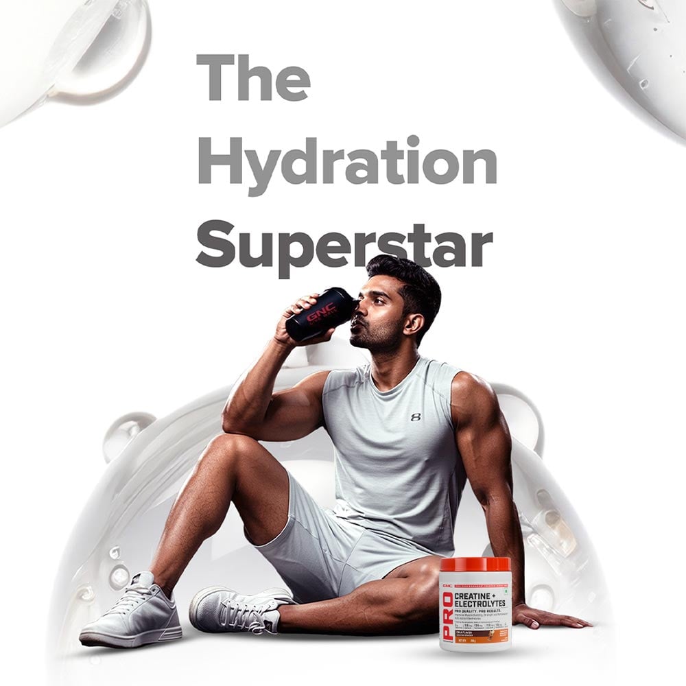 7 - GNC Pro Performance Creatine+ Electrolytes,  Orange  0.55 lb 
