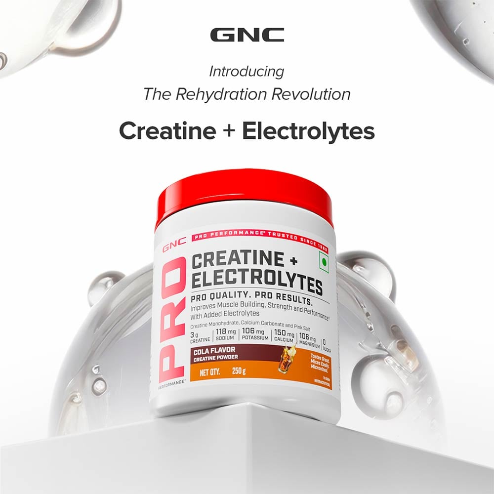 3 - GNC Pro Performance Creatine+ Electrolytes,  Cola  0.55 lb 