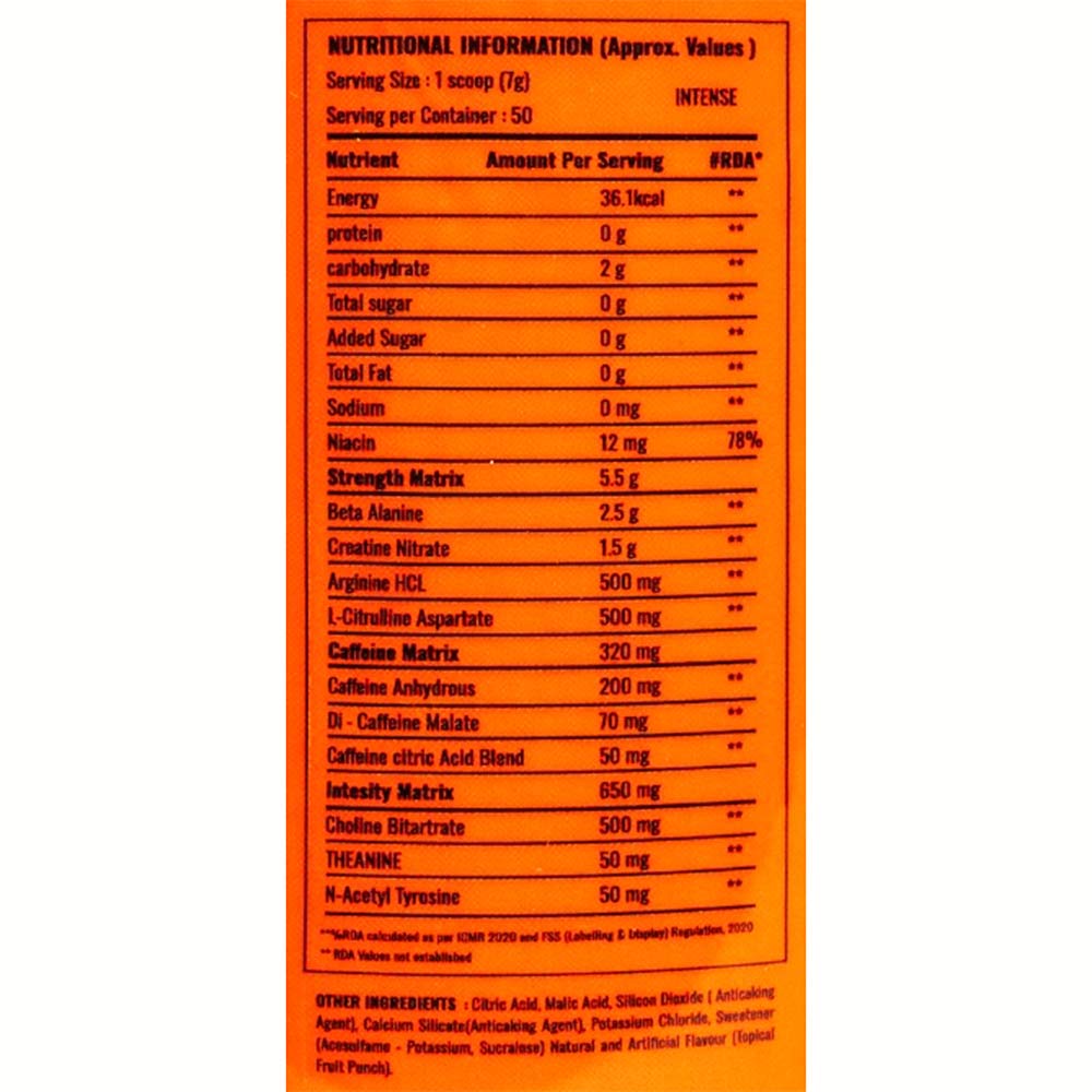 4 - Muscle Garage R-50 GOAT Pre-Workout,  0.77 lb  Fruit Punch 